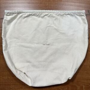The Row Dust Bag 17"x16" Ivory Drawstring Cover Protector Storage Purse Gift